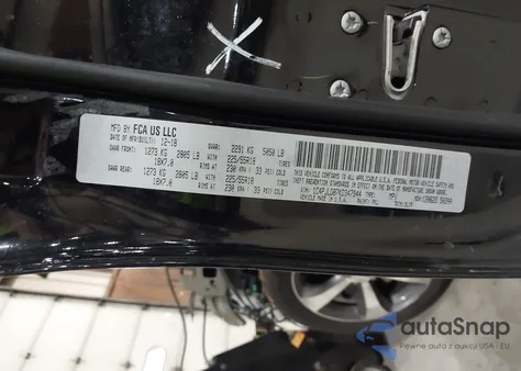 2019 Jeep Cherokee Limited Fwd z USA, uszkodzony, nr VIN 1C4PJLDB7KD347944